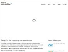Tablet Screenshot of lucidinnovation.com